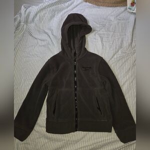 Reebok Kid's Dark Gray Zip-Up Sweater